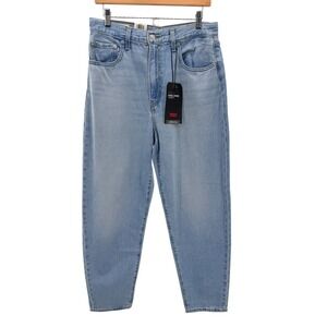 Levi's Premium High Loose Taper Jeans 30x29 Light‎ Wash TENCEL NWT